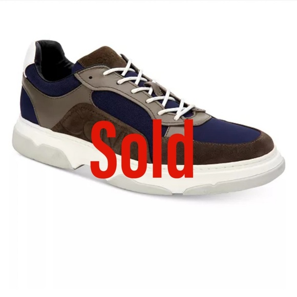 Calvin Klein men's sneakers Blue and Gray 9.5 - Picture 1 of 6